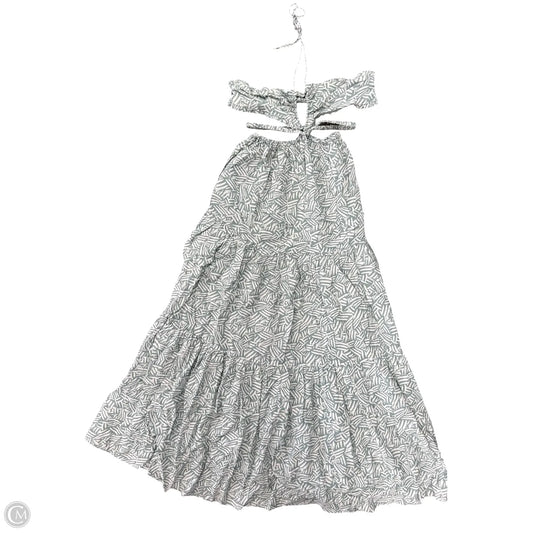Dress Casual Maxi By Cma In Green & White, Size: Xs