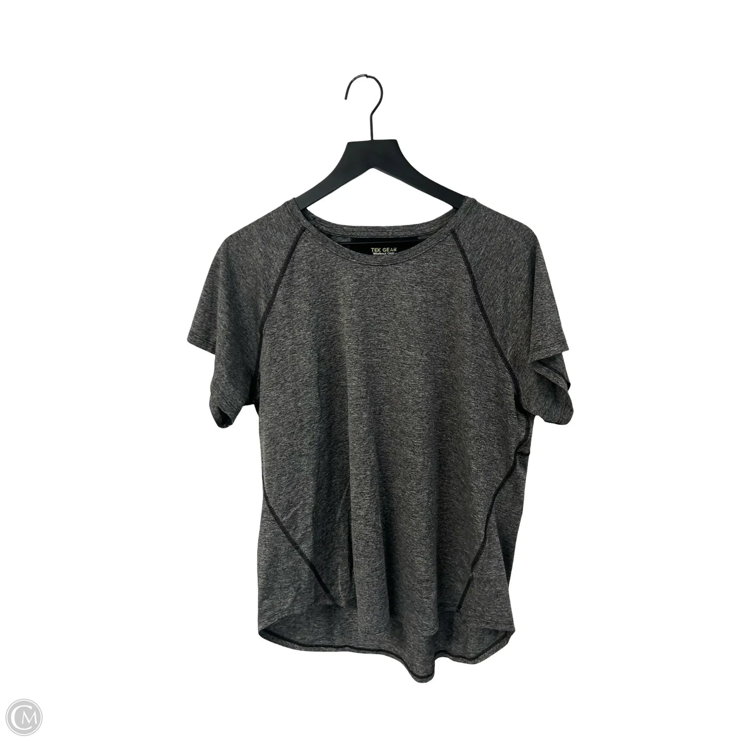Athletic Top Short Sleeve By Tek Gear In Grey, Size: Xl