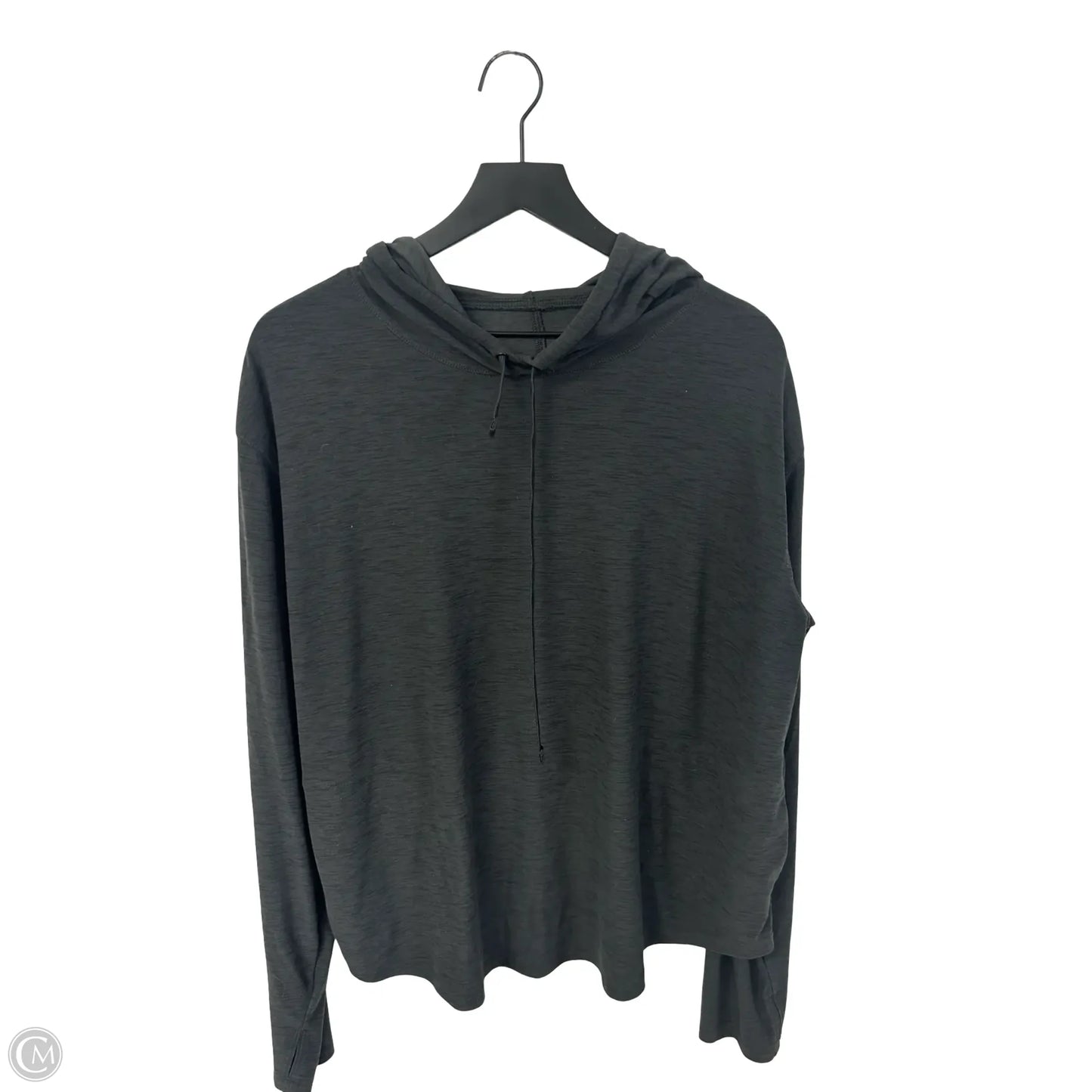 Athletic Top Long Sleeve Hoodie By Old Navy In Grey, Size: Xl
