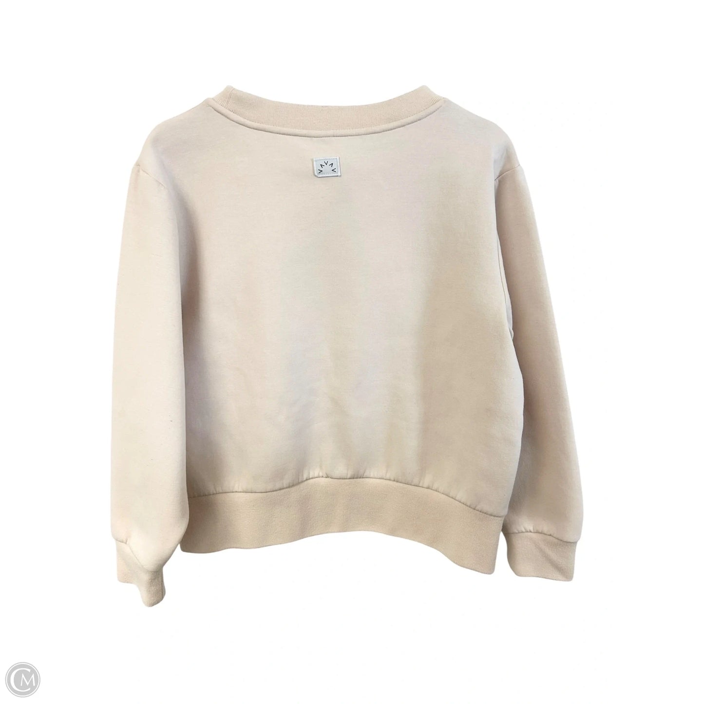 Sweatshirt Crewneck By Varley In Cream, Size: S