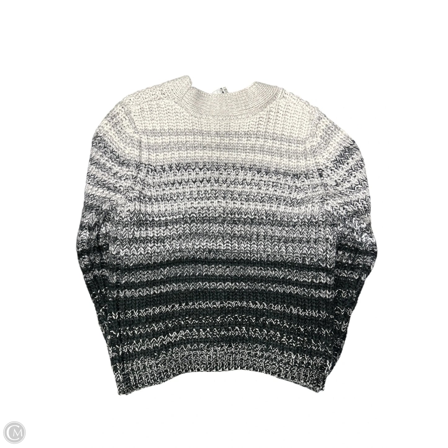 Sweater By 525 In Black & Grey, Size: S