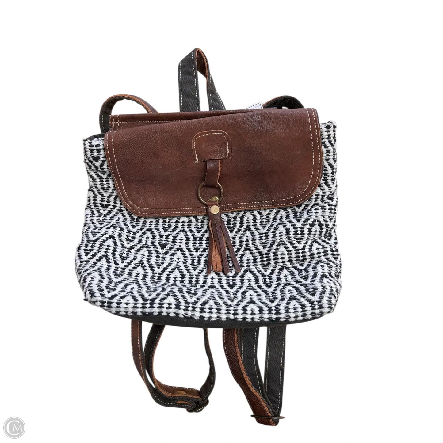 Backpack Leather By Myra, Size: Small