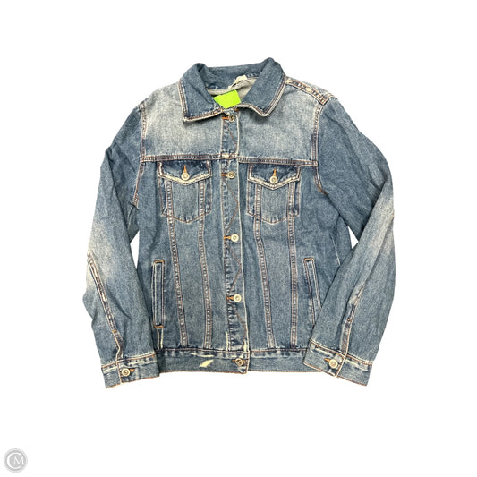 Jacket Denim By Wishlist In Blue Denim, Size: L