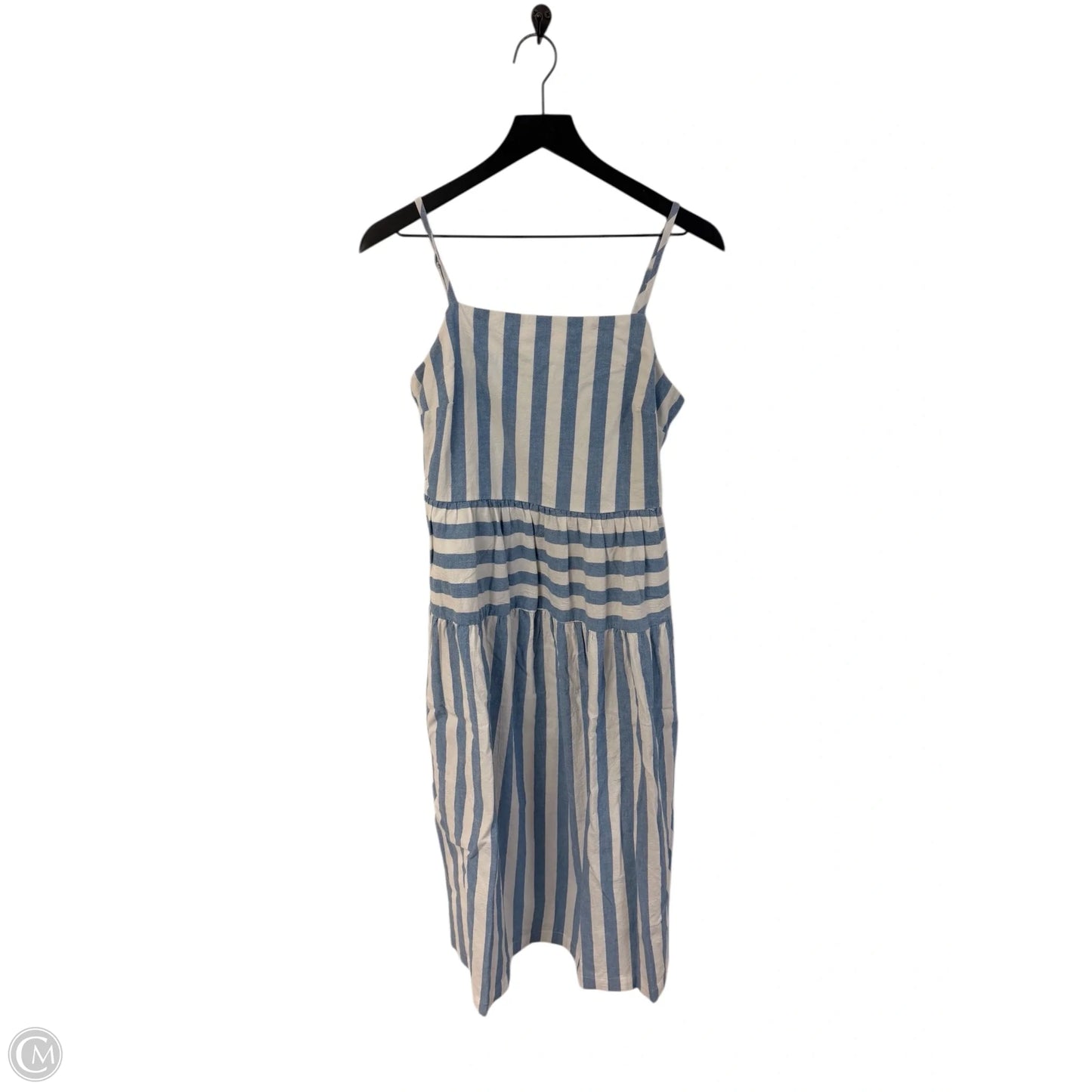 Dress Casual Maxi By Universal Thread In Blue & White, Size: M