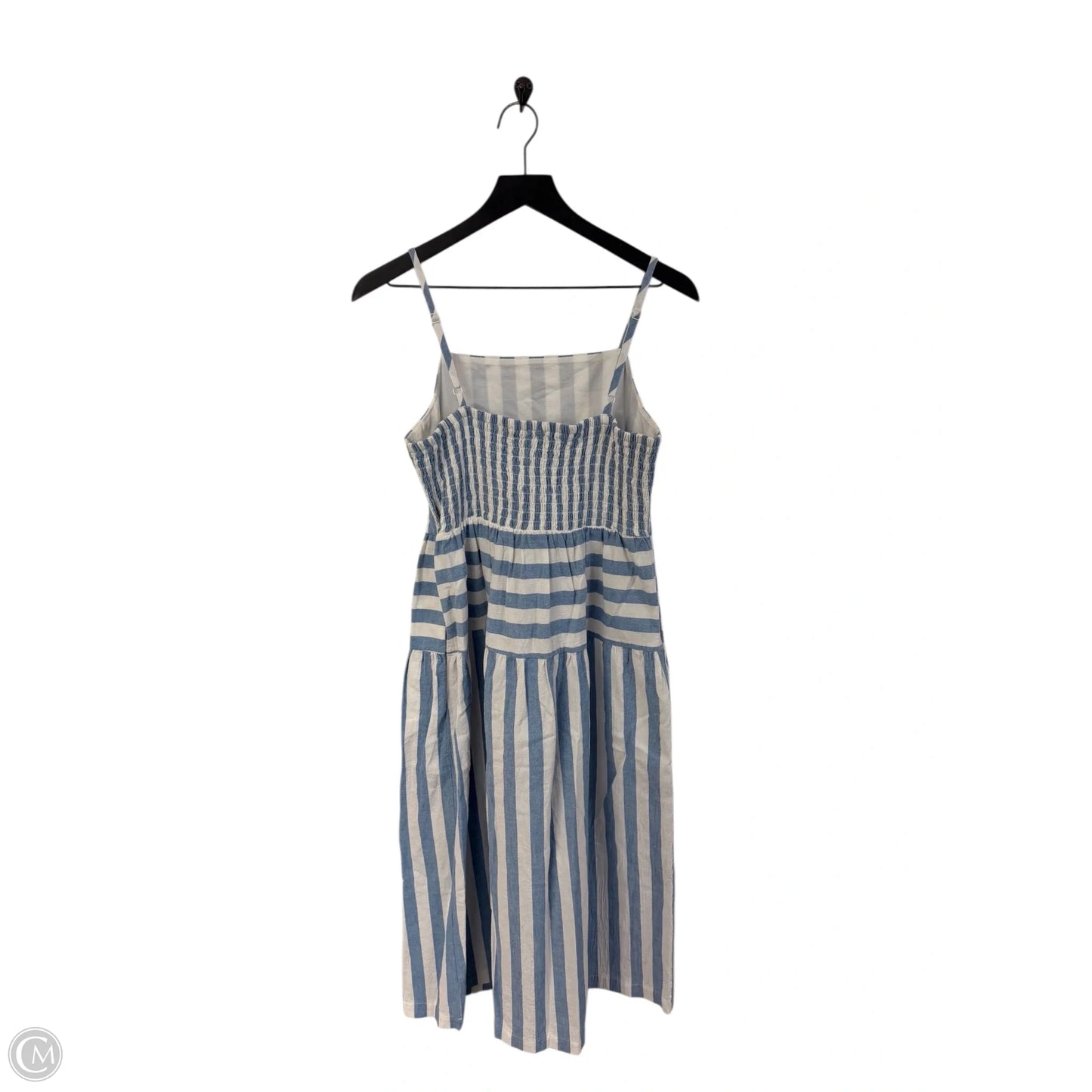 Dress Casual Maxi By Universal Thread In Blue & White, Size: M