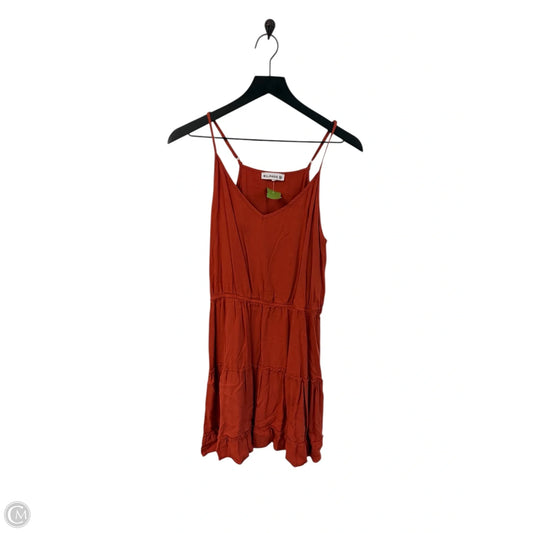 Dress Casual Short By Clothes Mentor In Orange, Size: L