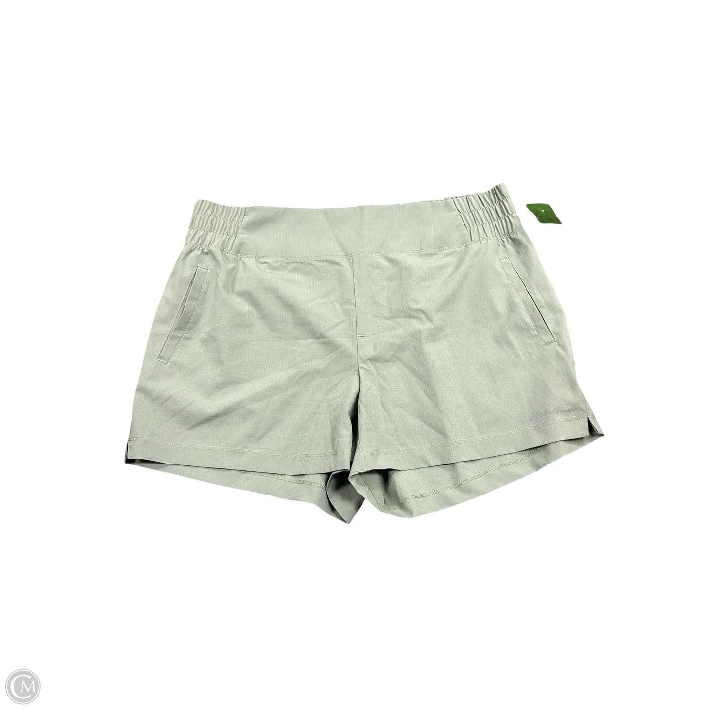 Athletic Shorts By Eddie Bauer In Green, Size: Xl