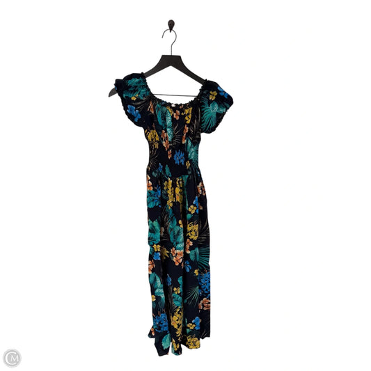 Dress Casual Midi By Cmf In Floral Print, Size: M