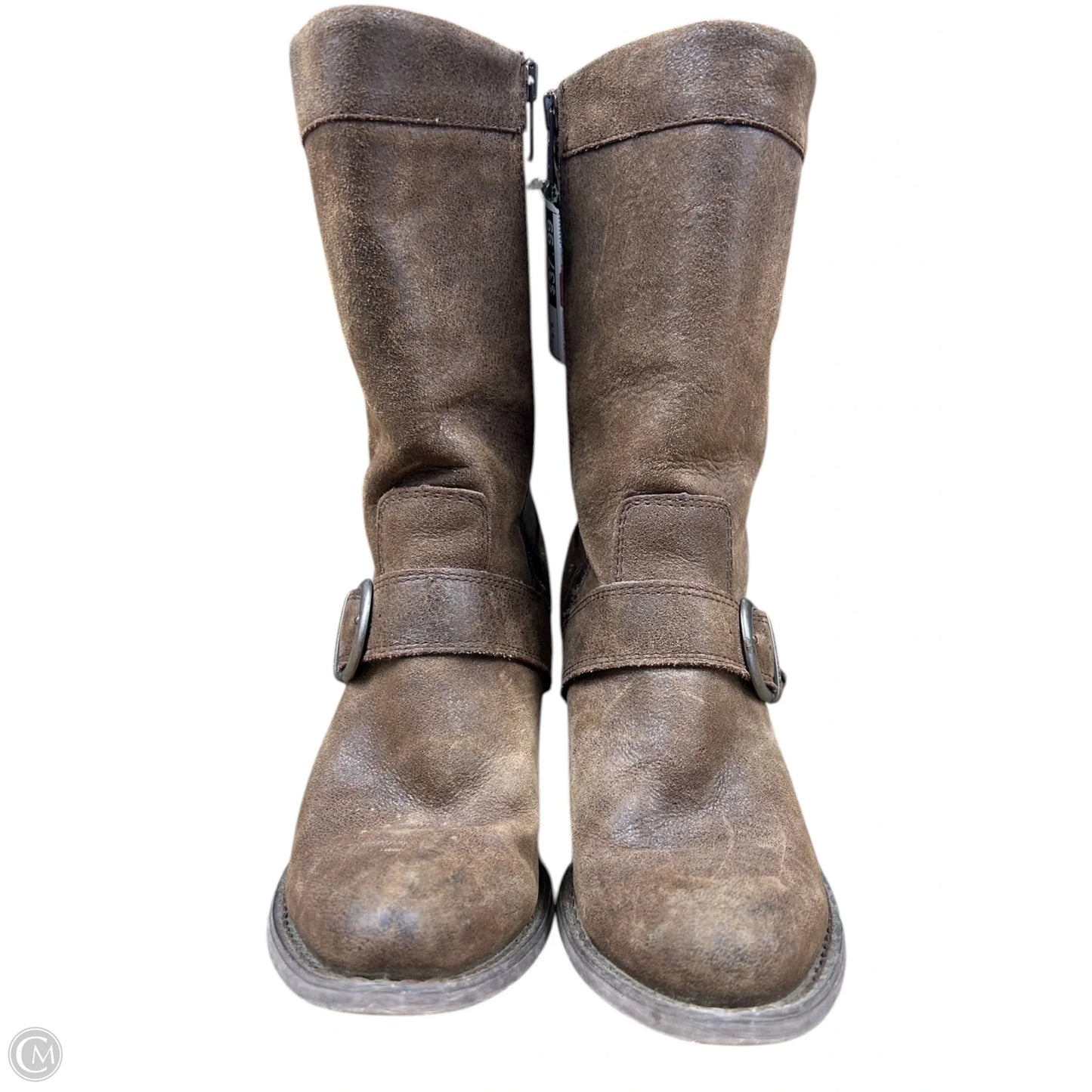 Boots Mid-calf Heels By Durango In Brown, Size: 6.5