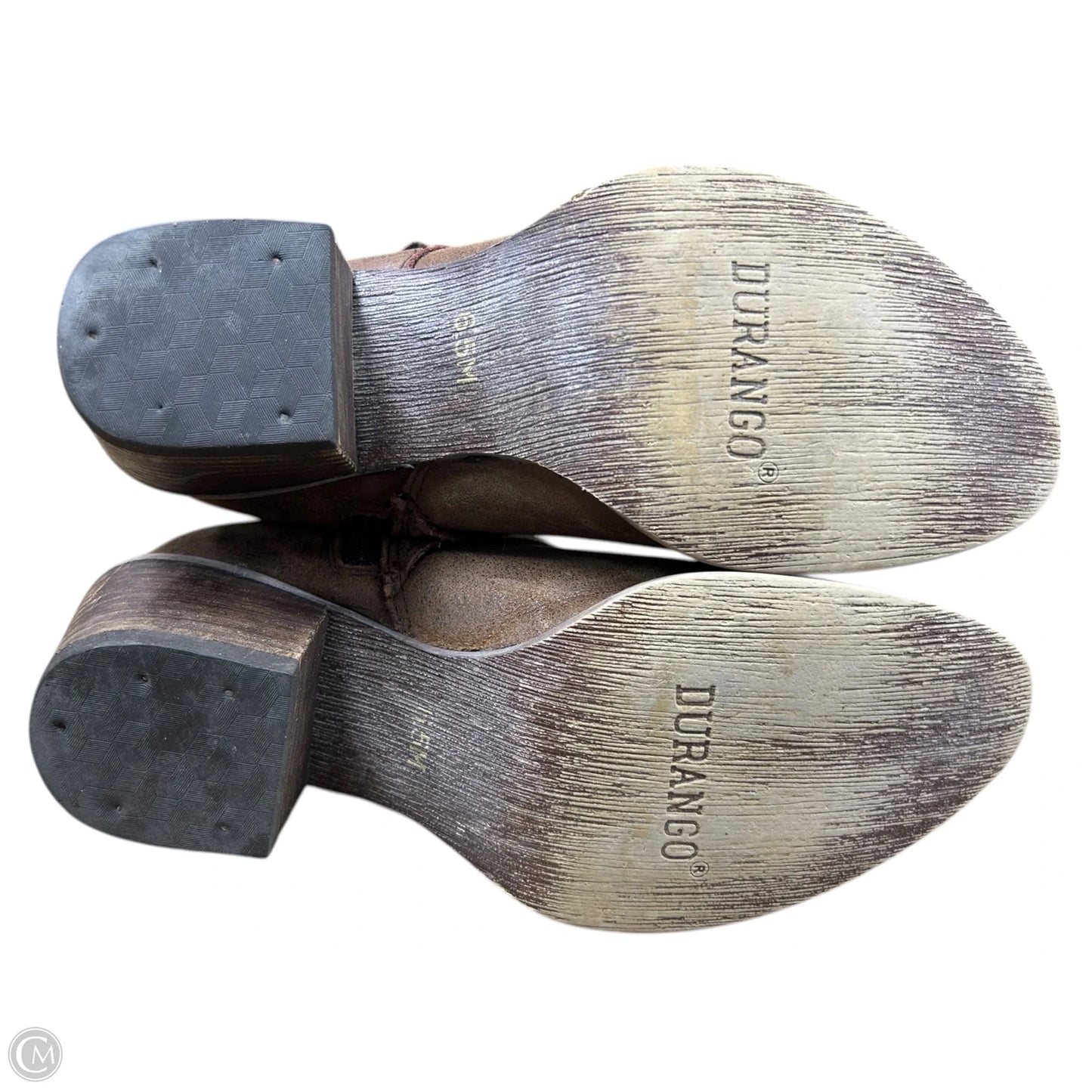 Boots Mid-calf Heels By Durango In Brown, Size: 6.5