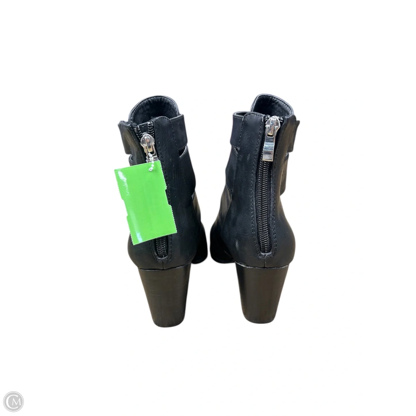 Boots Ankle Heels By Cmc In Black, Size: 6.5