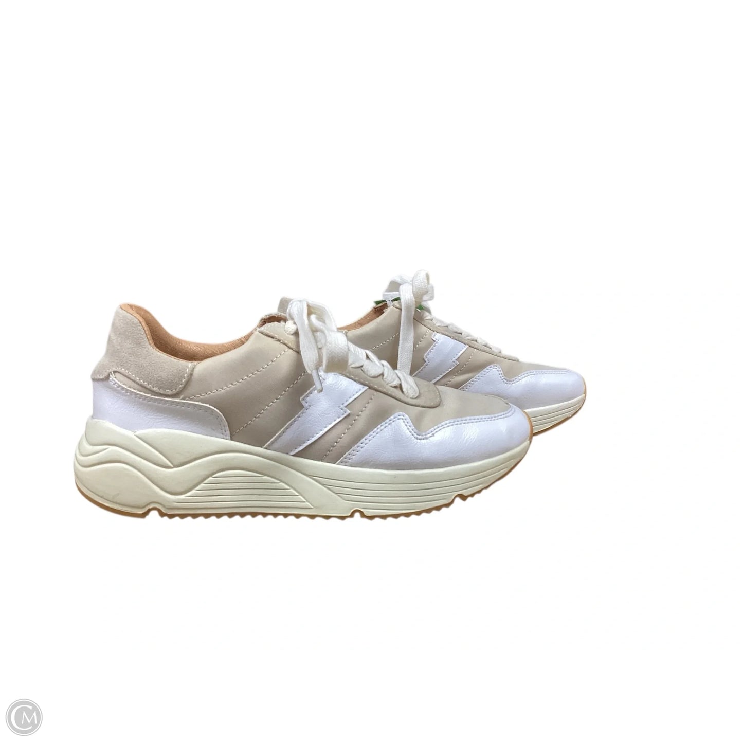 Shoes Sneakers By Oasis Society In Tan & White, Size: 6
