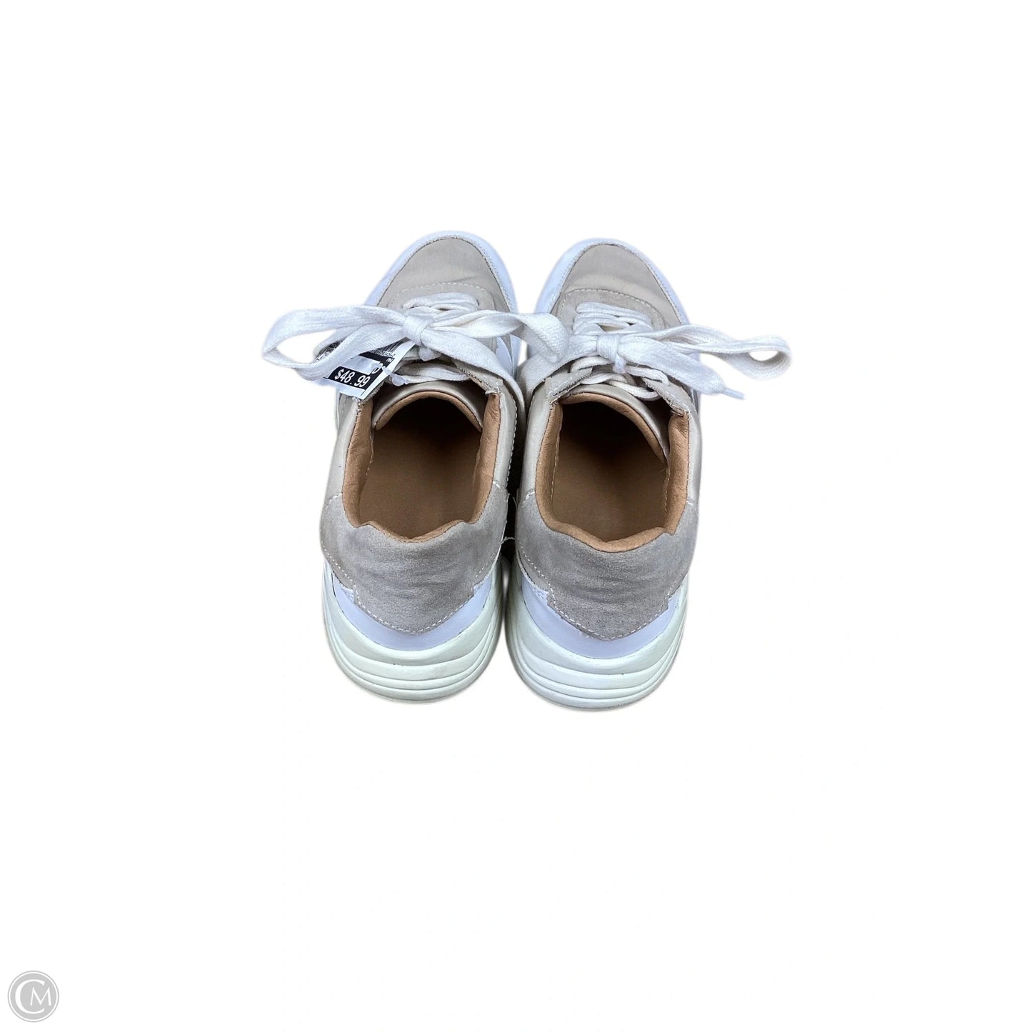 Shoes Sneakers By Oasis Society In Tan & White, Size: 6