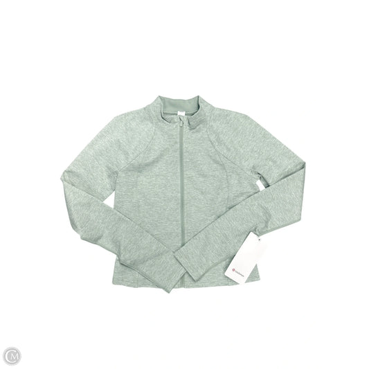 Athletic Jacket By Lululemon In Green, Size: 6