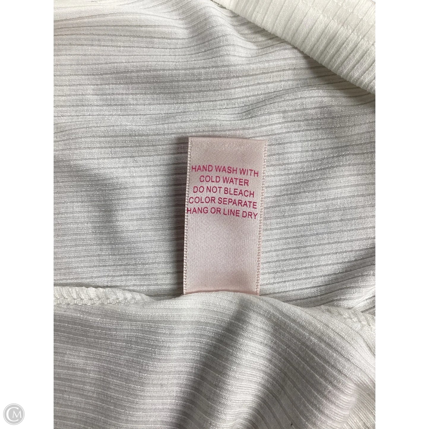 Top Long Sleeve By Cmc In White, Size: S