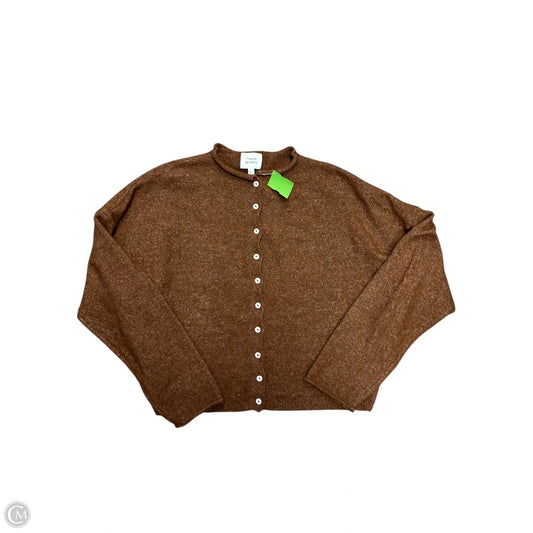 Sweater Cardigan By Cmc In Brown, Size: S