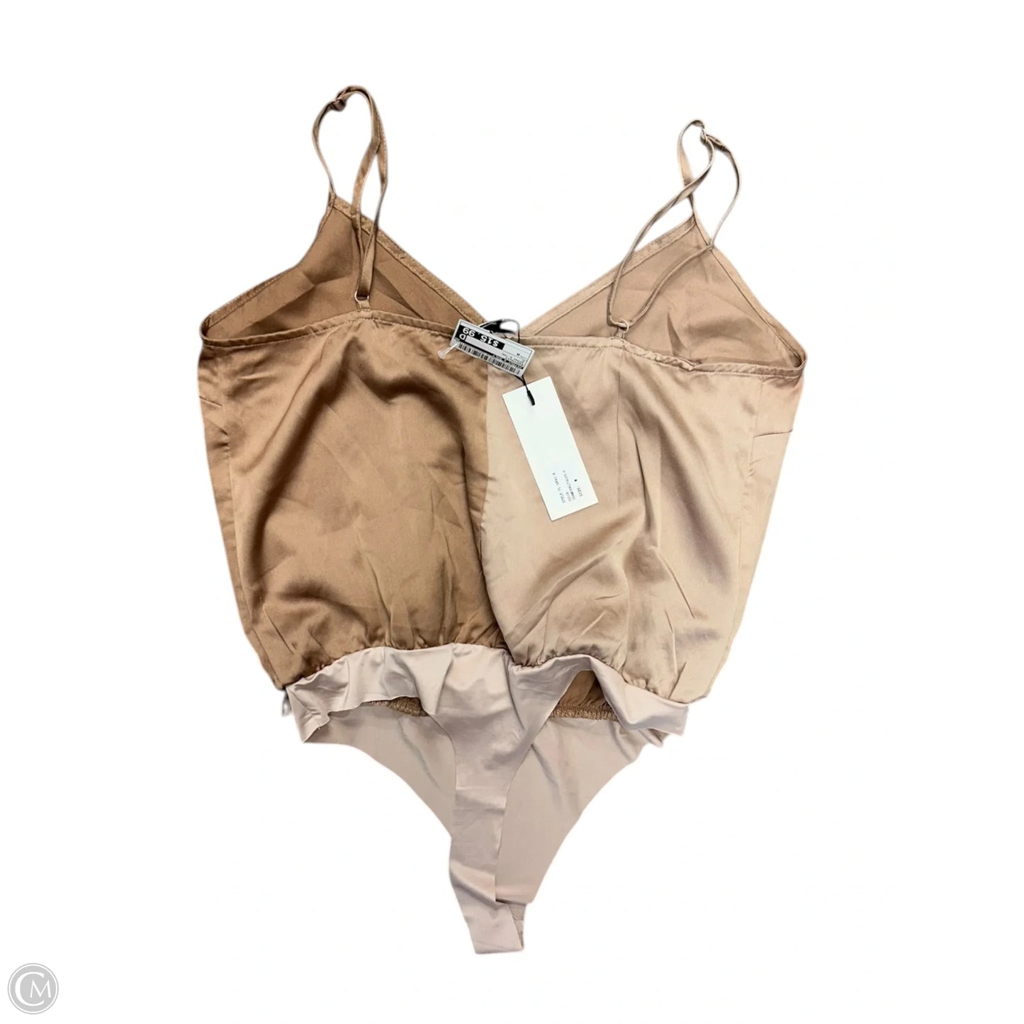 Bodysuit By Strut & Bolt In Brown & Tan, Size: M