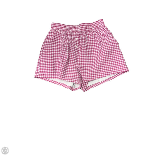 Shorts By Anniewear In Pink & White, Size: S