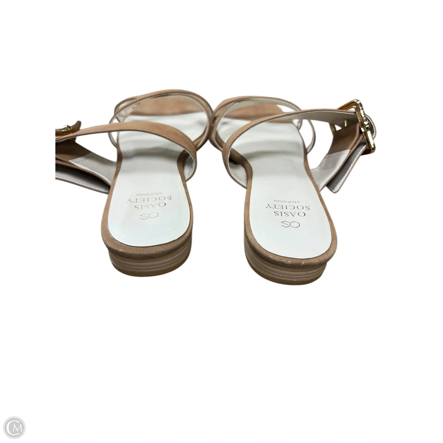 Sandals Flats By Oasis Society In Tan, Size: 9