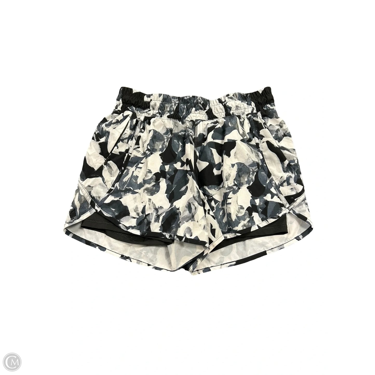 Athletic Shorts By Avia In Black & Grey, Size: L