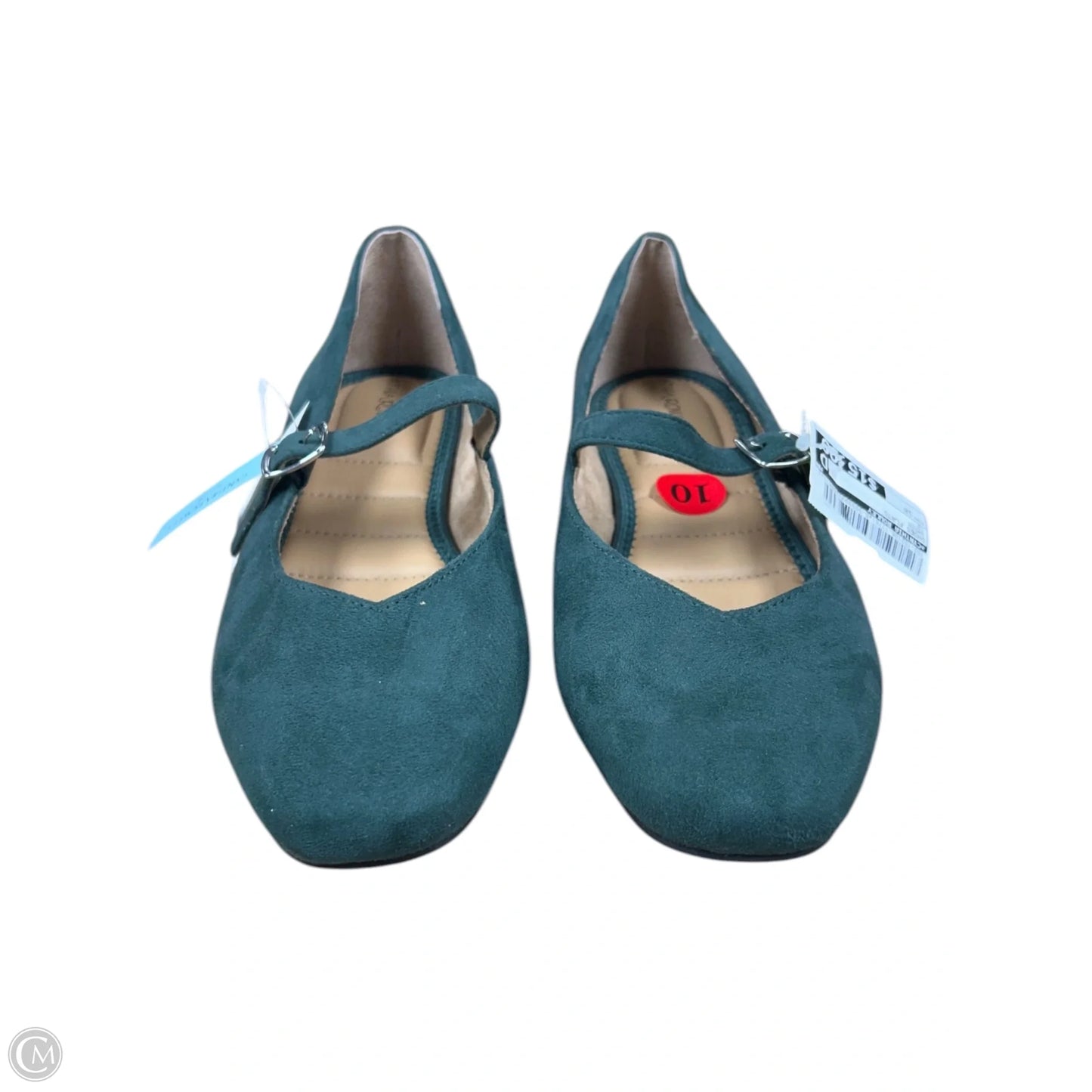 Shoes Flats By Cynthia Rowley In Green, Size: 10