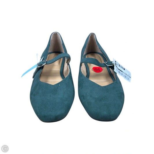 Shoes Flats By Cynthia Rowley In Green, Size: 10