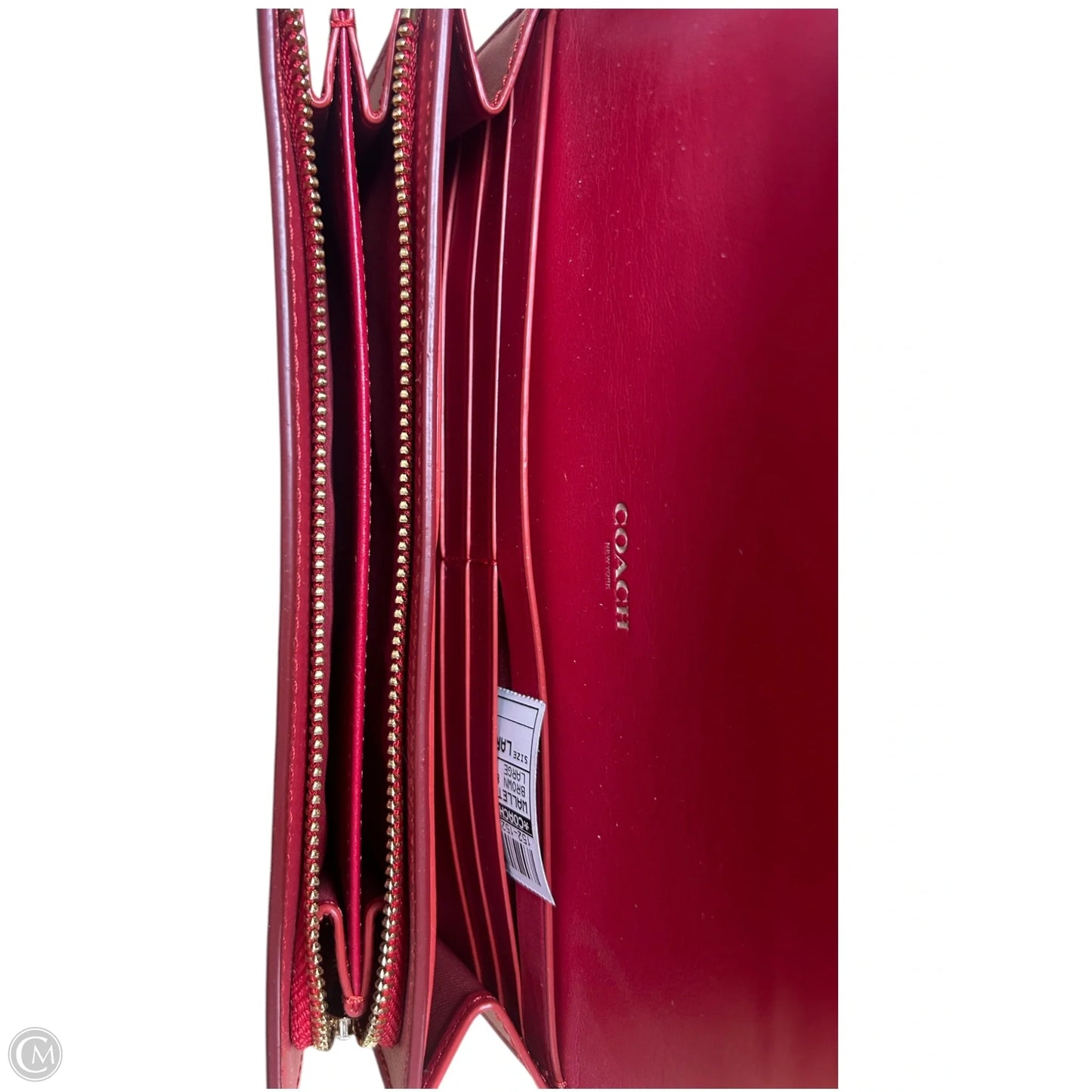 Wallet Designer By Coach, Size: Large