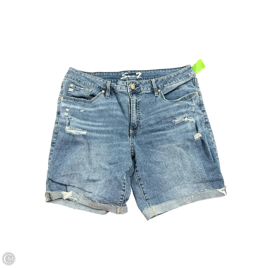 Shorts By Silver In Blue Denim, Size: 12
