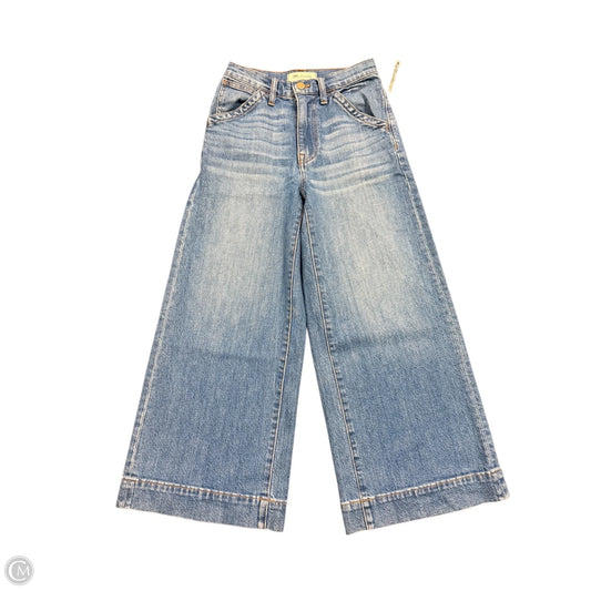 Jeans Wide Leg By Madewell In Blue Denim, Size: 2