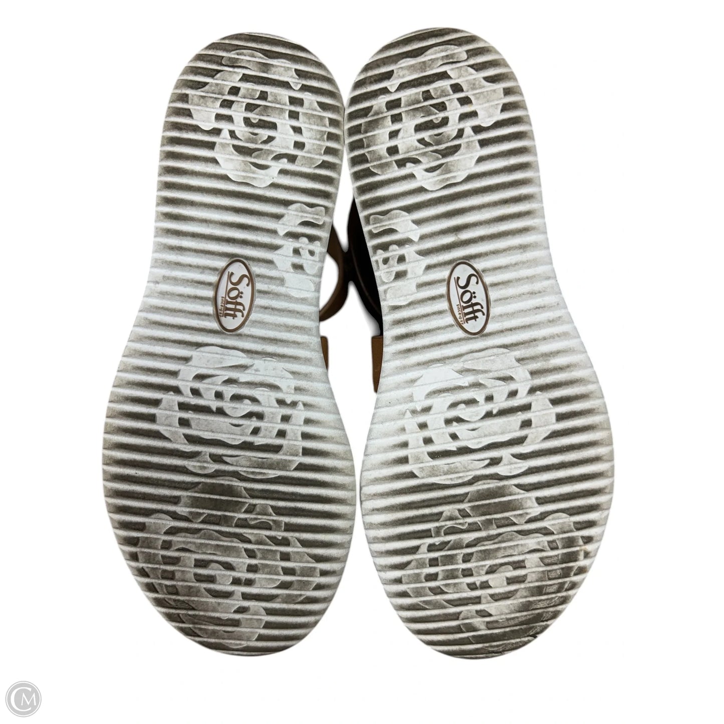 Sandals Flats By Sofft In Tan, Size: 6.5