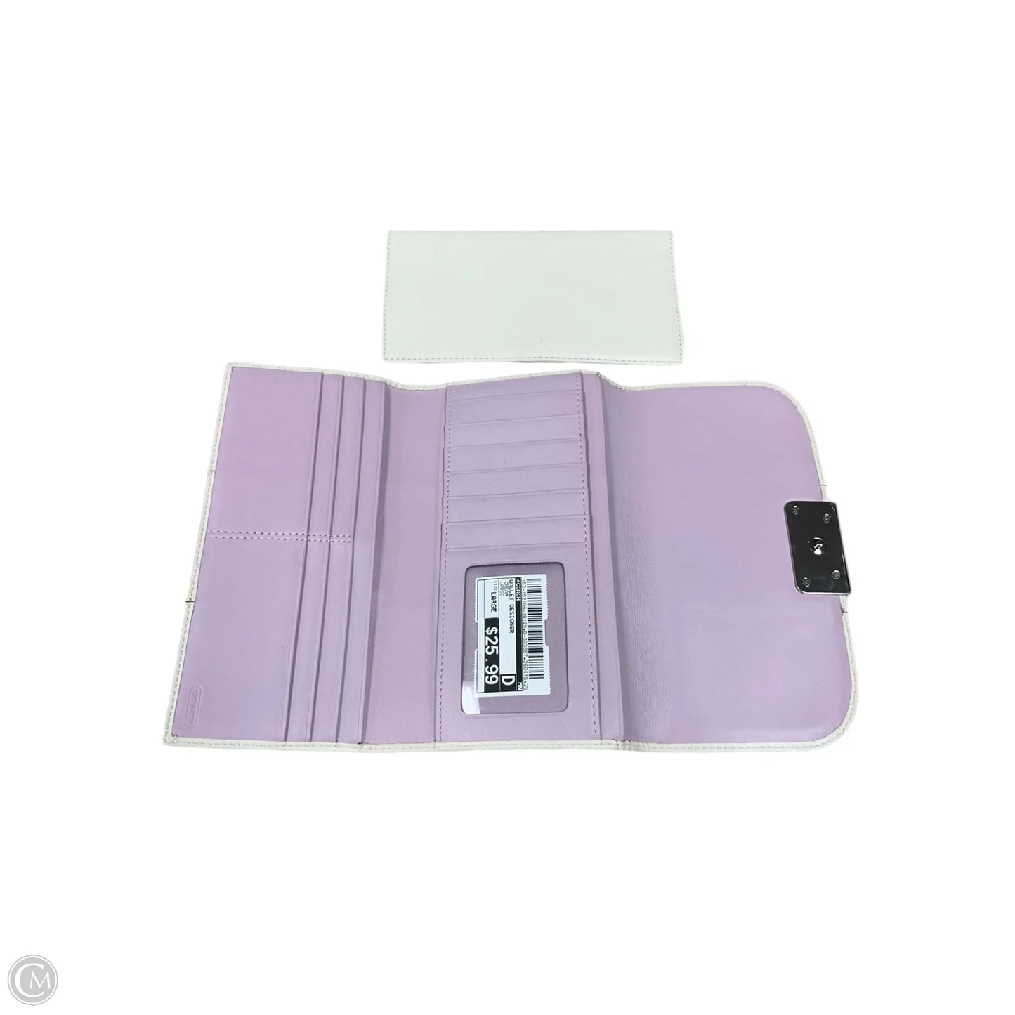 Wallet Designer By Coach, Size: Large