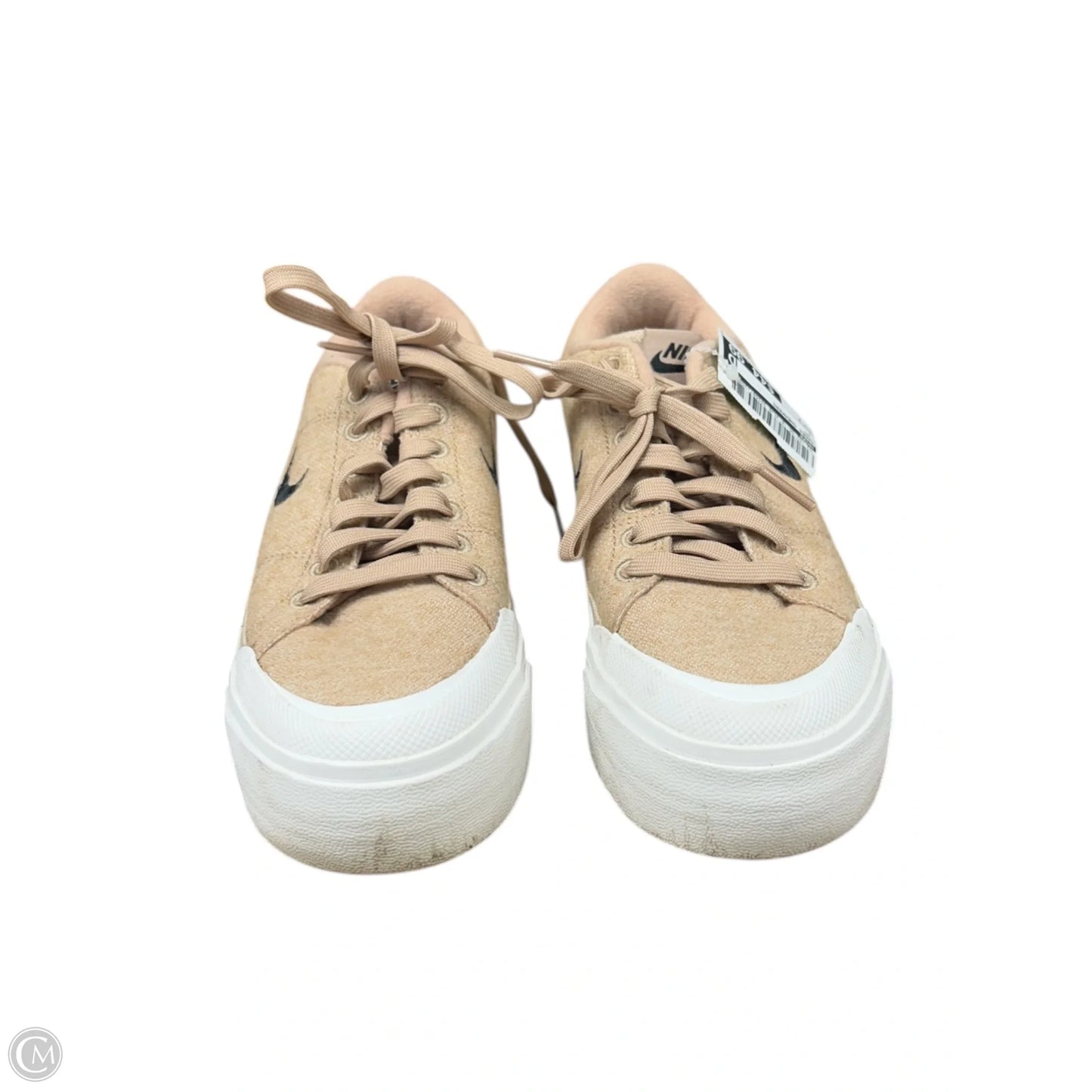 Shoes Sneakers By Nike In Tan, Size: 7