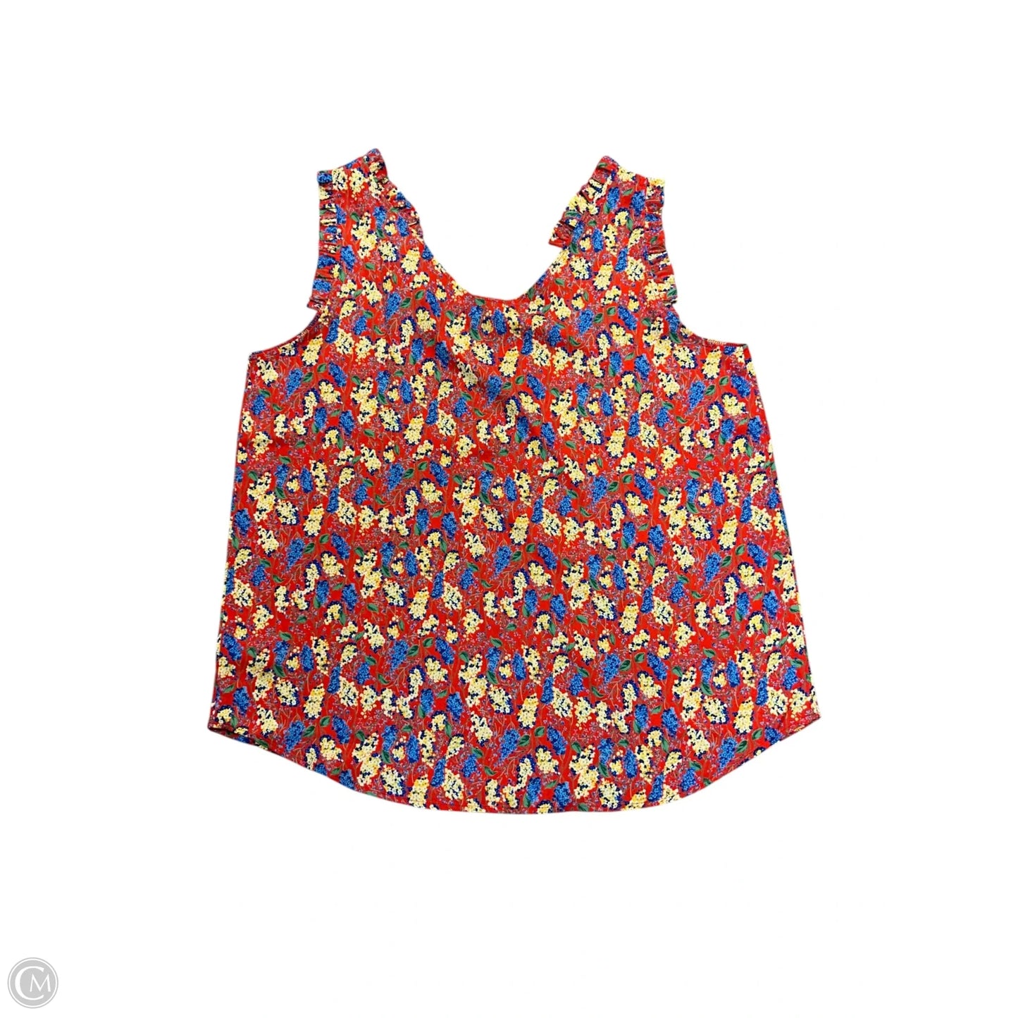 Top Sleeveless By Hailey & Co In Red, Size: 1x