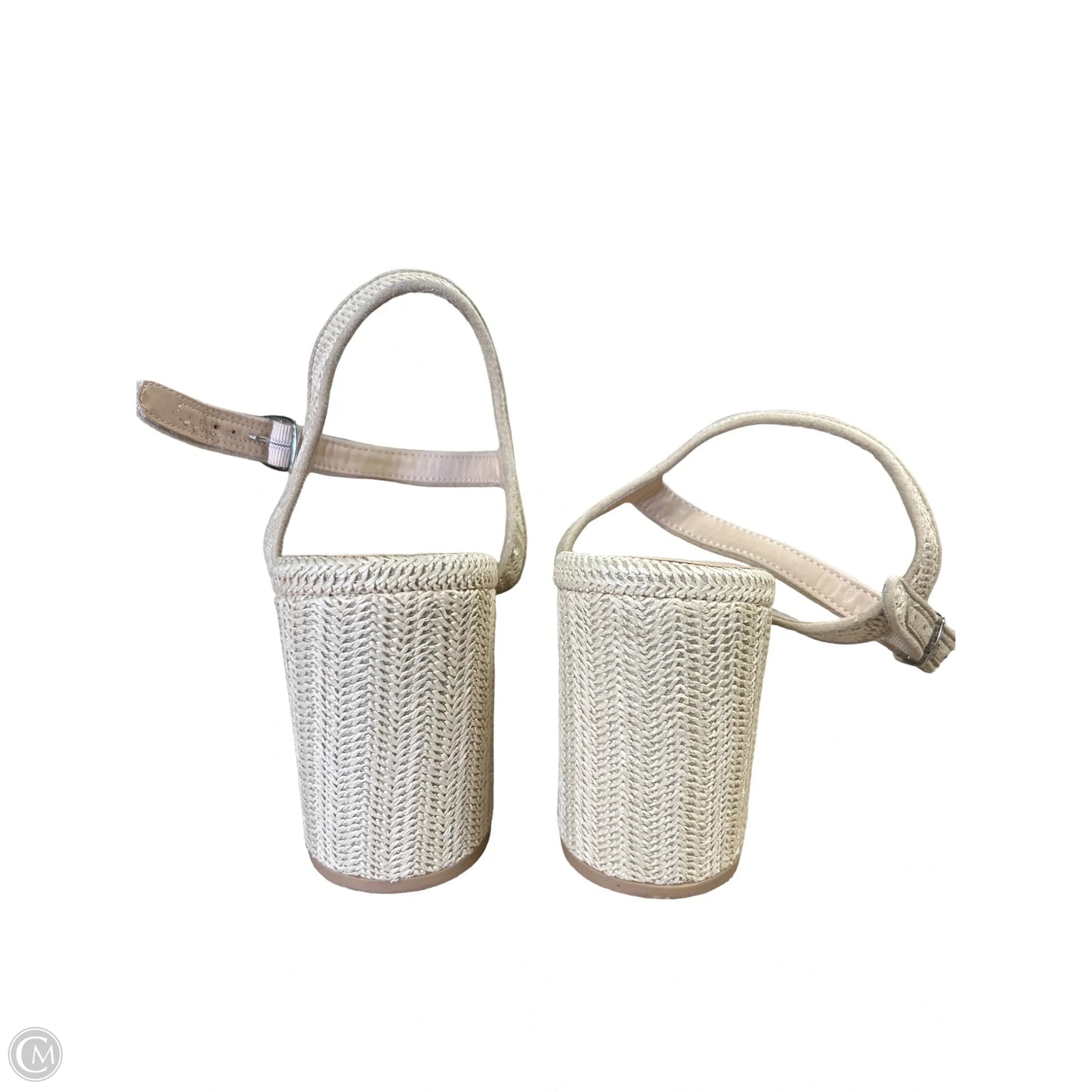 Sandals Heels Block By Torrid In Tan, Size: 11