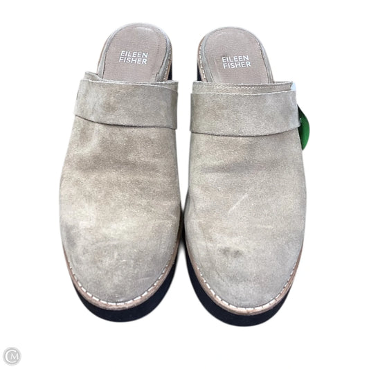 Sandals Flats By Eileen Fisher In Tan, Size: 8.5