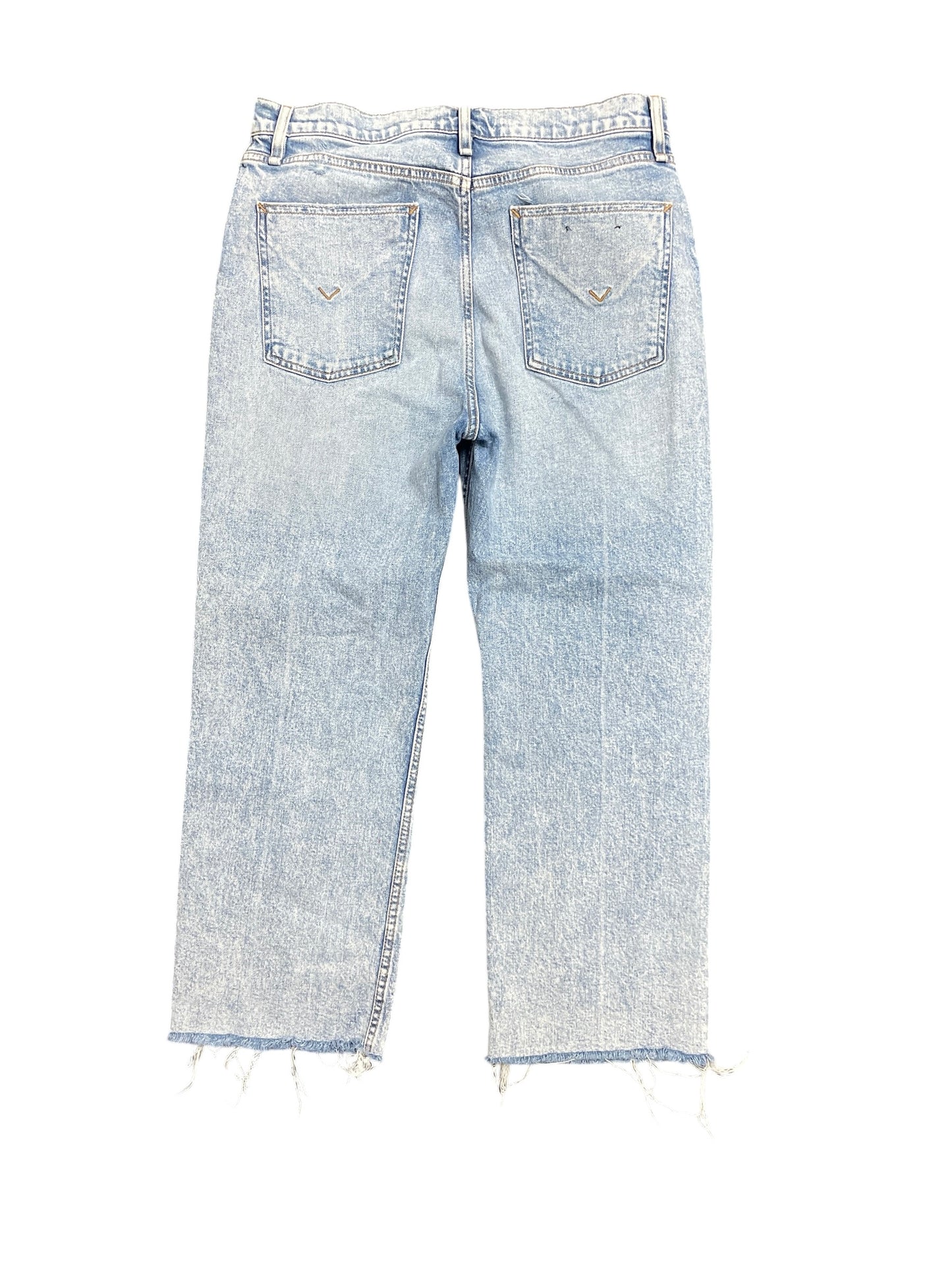 Jeans Straight By Hudson In Blue Denim, Size: 12