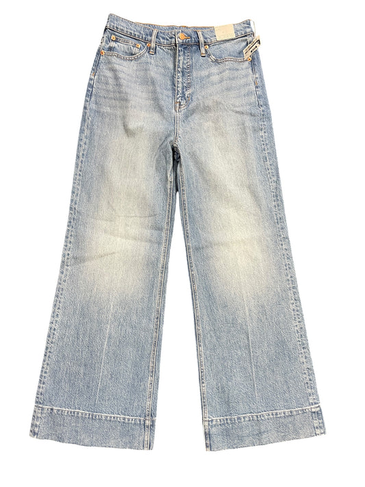 Jeans Wide Leg By J. Crew In Blue Denim, Size: 12