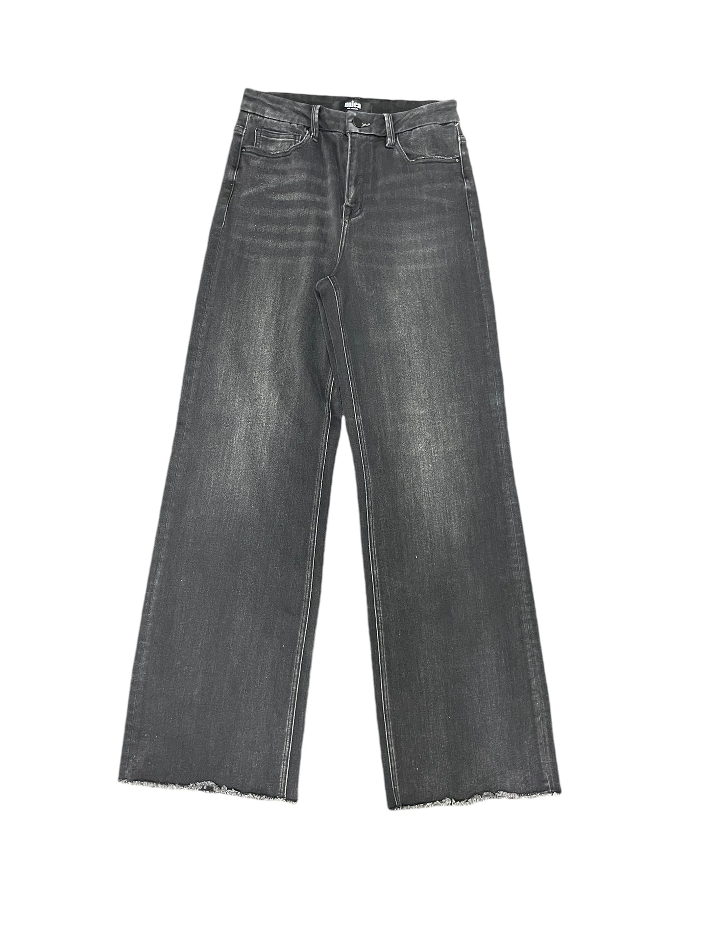 Jeans Wide Leg By Cmc In Black Denim, Size: 2