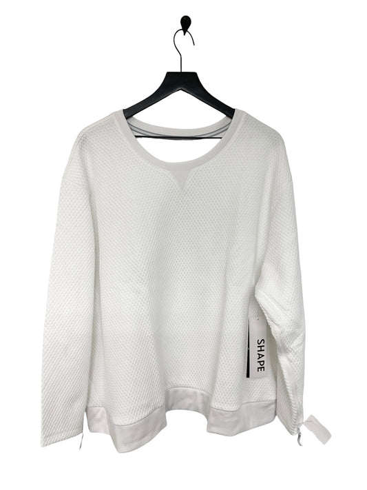 Sweatshirt Crewneck By Cmc In White, Size: 3x