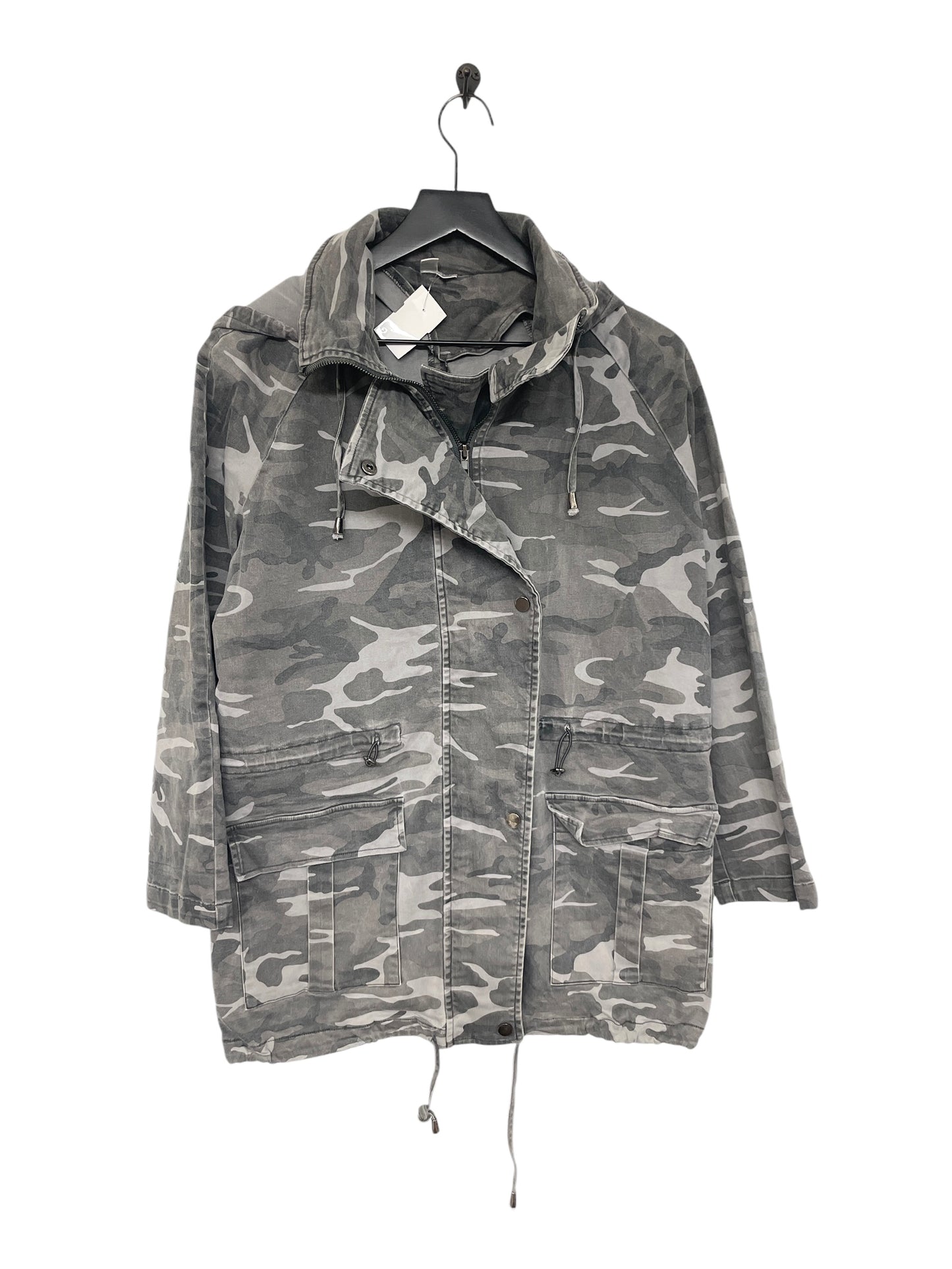 Jacket Utility By Ethyl In Camouflage Print, Size: S