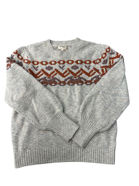 Sweater By Mystree In Grey, Size: L