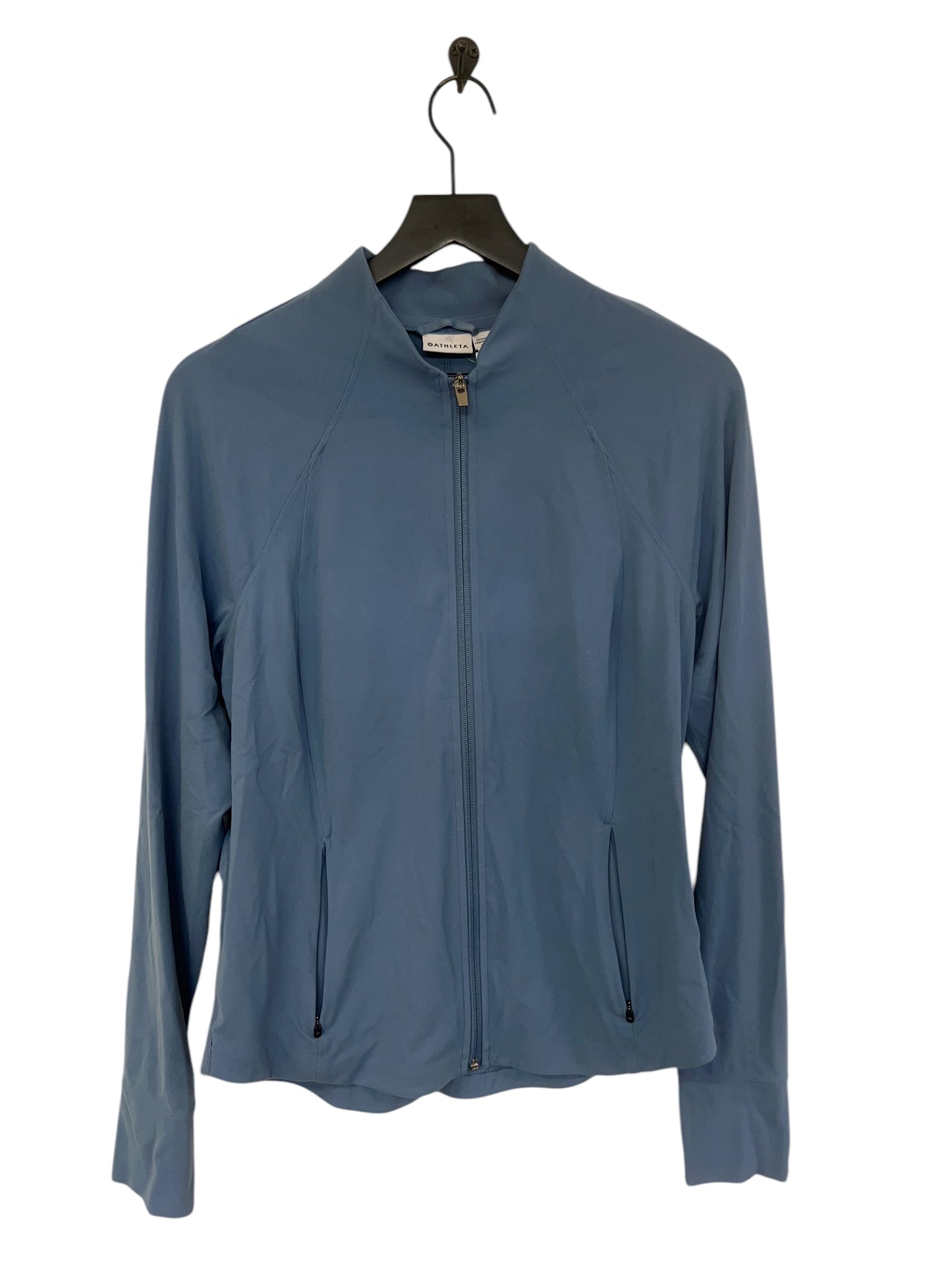 Athletic Jacket By Athleta In Blue, Size: L