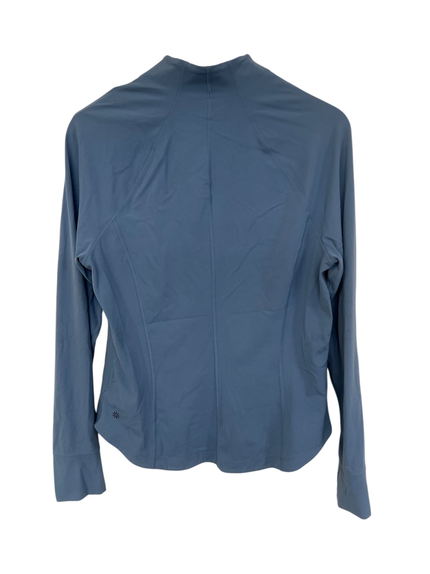 Athletic Jacket By Athleta In Blue, Size: L