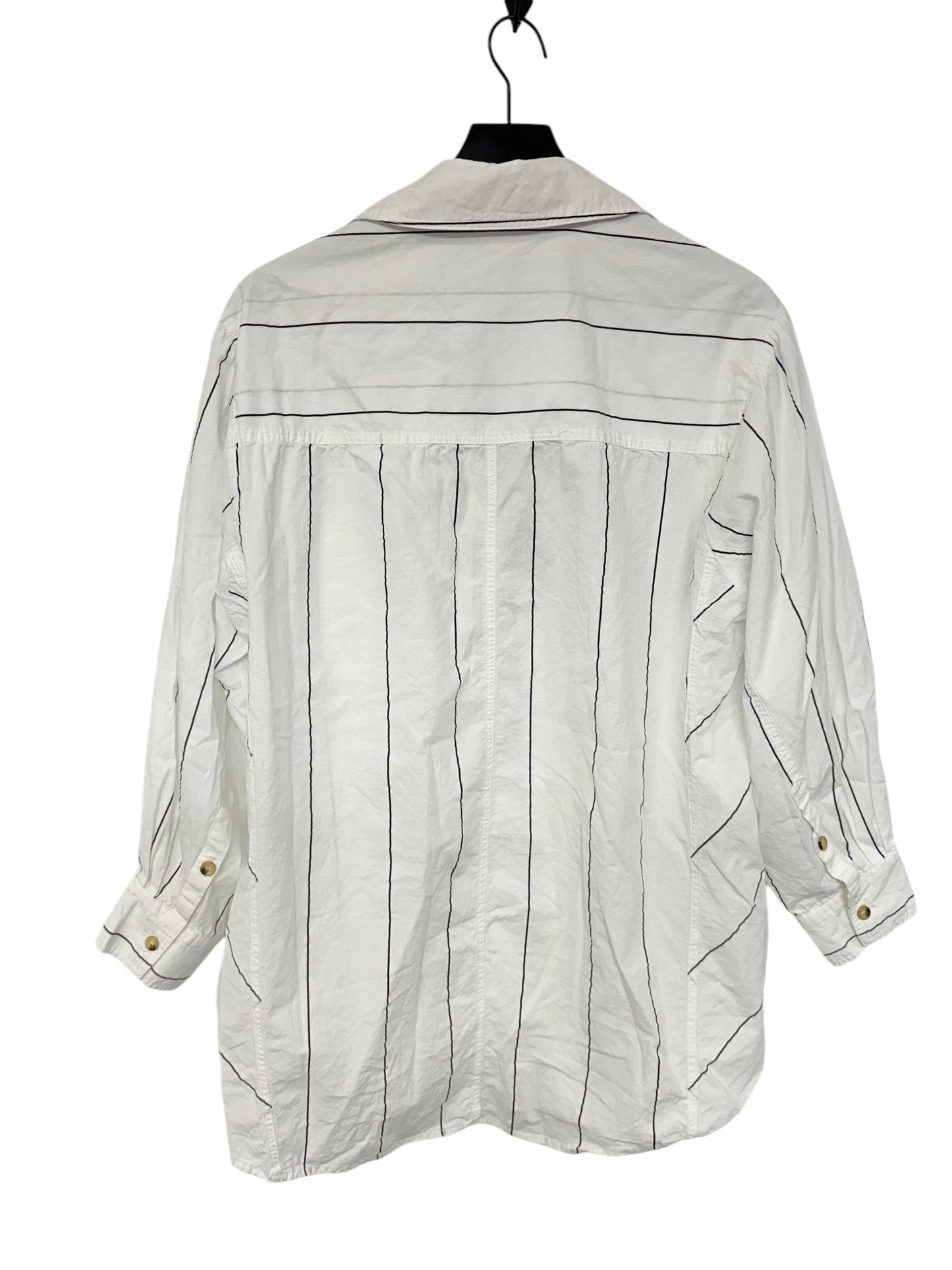 Blouse Long Sleeve By Ee Some In White, Size: L