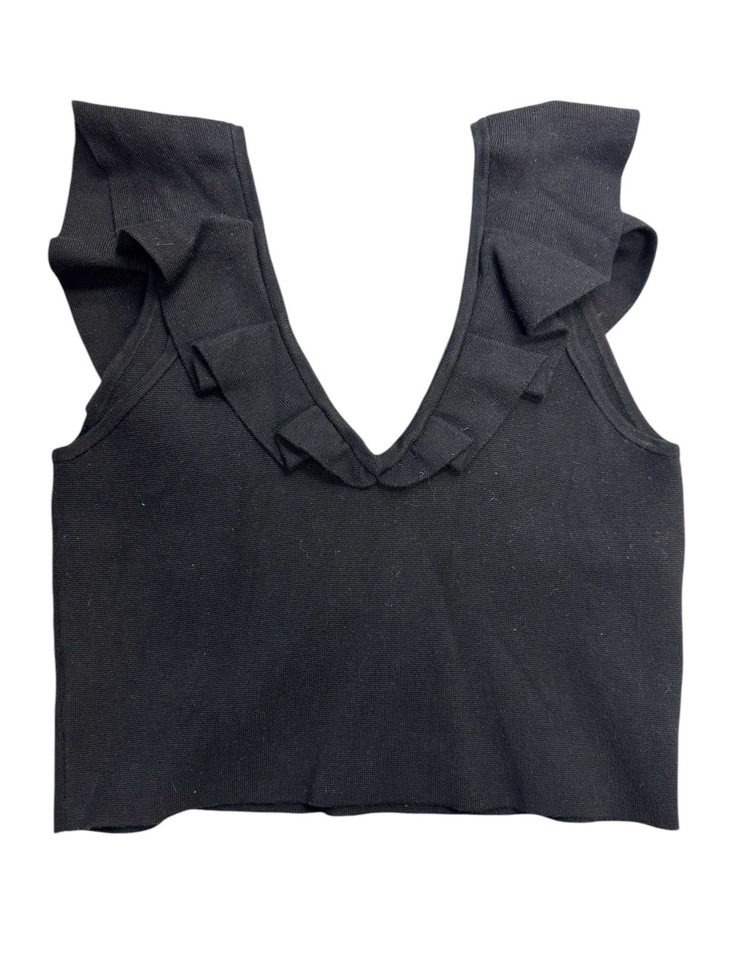 Top Sleeveless By Express In Black, Size: L