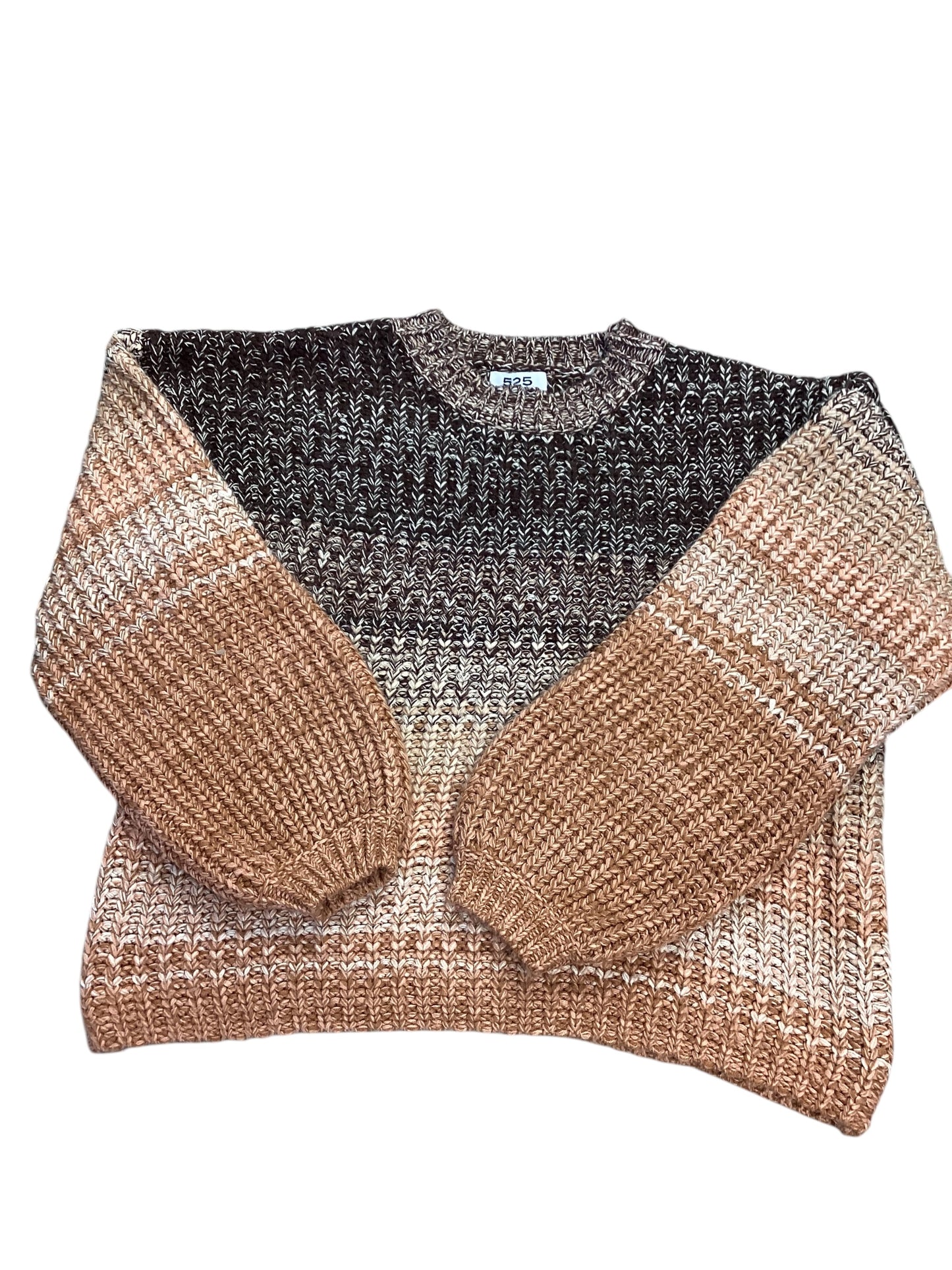 Sweater By 525 In Brown, Size: M