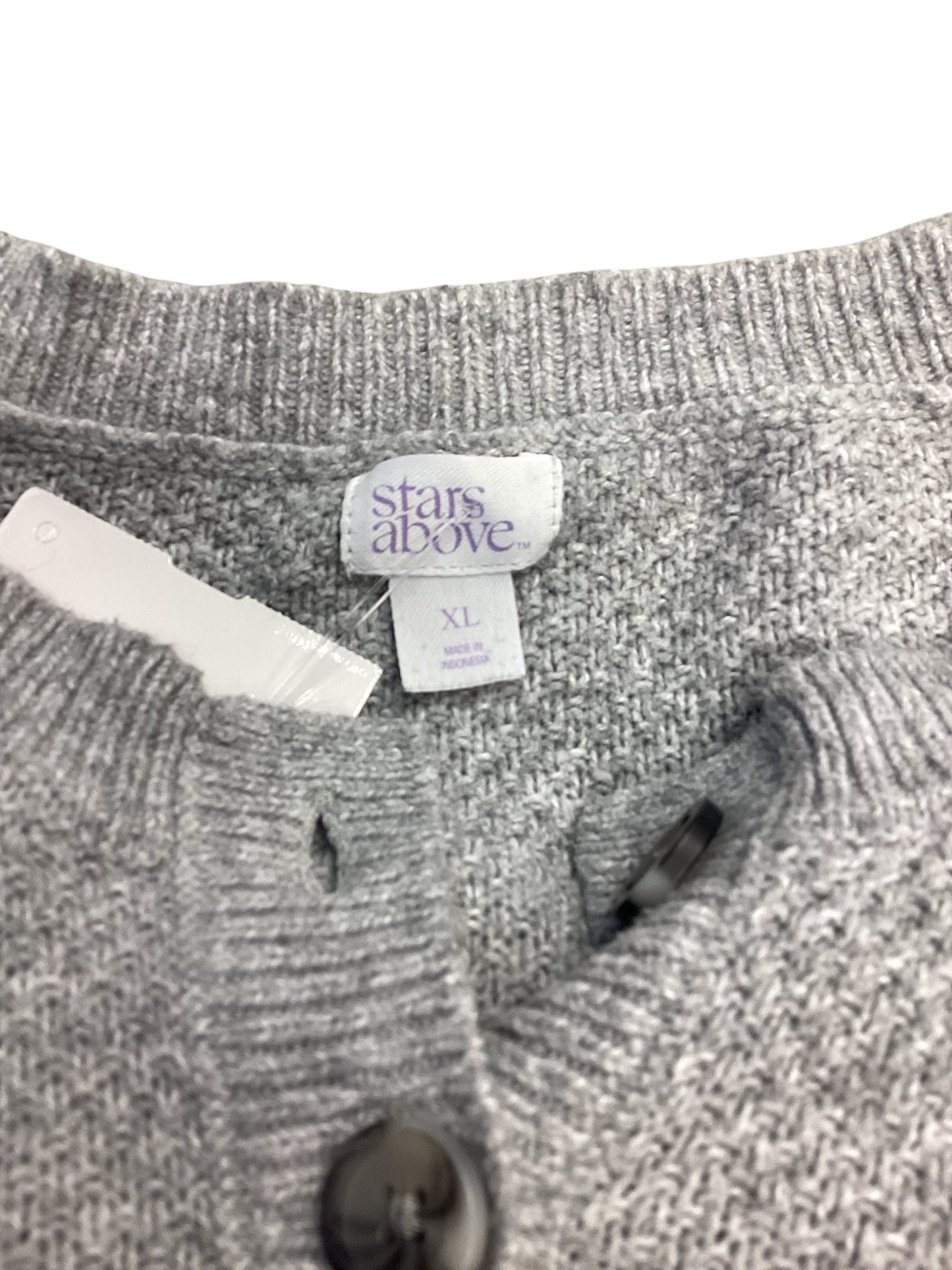 Sweater By Stars Above In Grey, Size: Xl