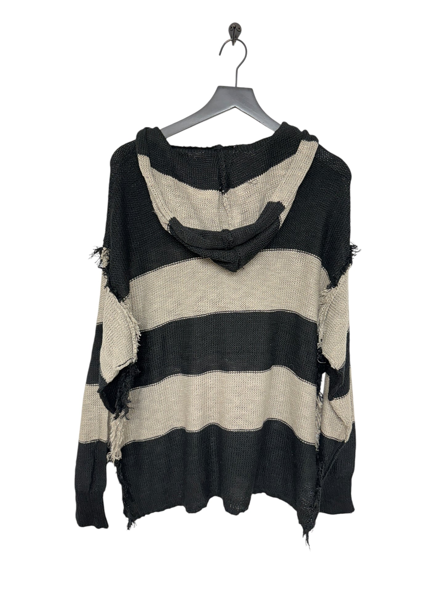 Sweater By Bke In Black & Tan, Size: M