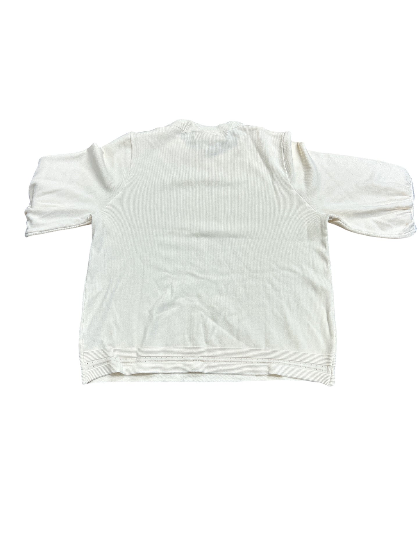 Sweater By Cmc In White, Size: M