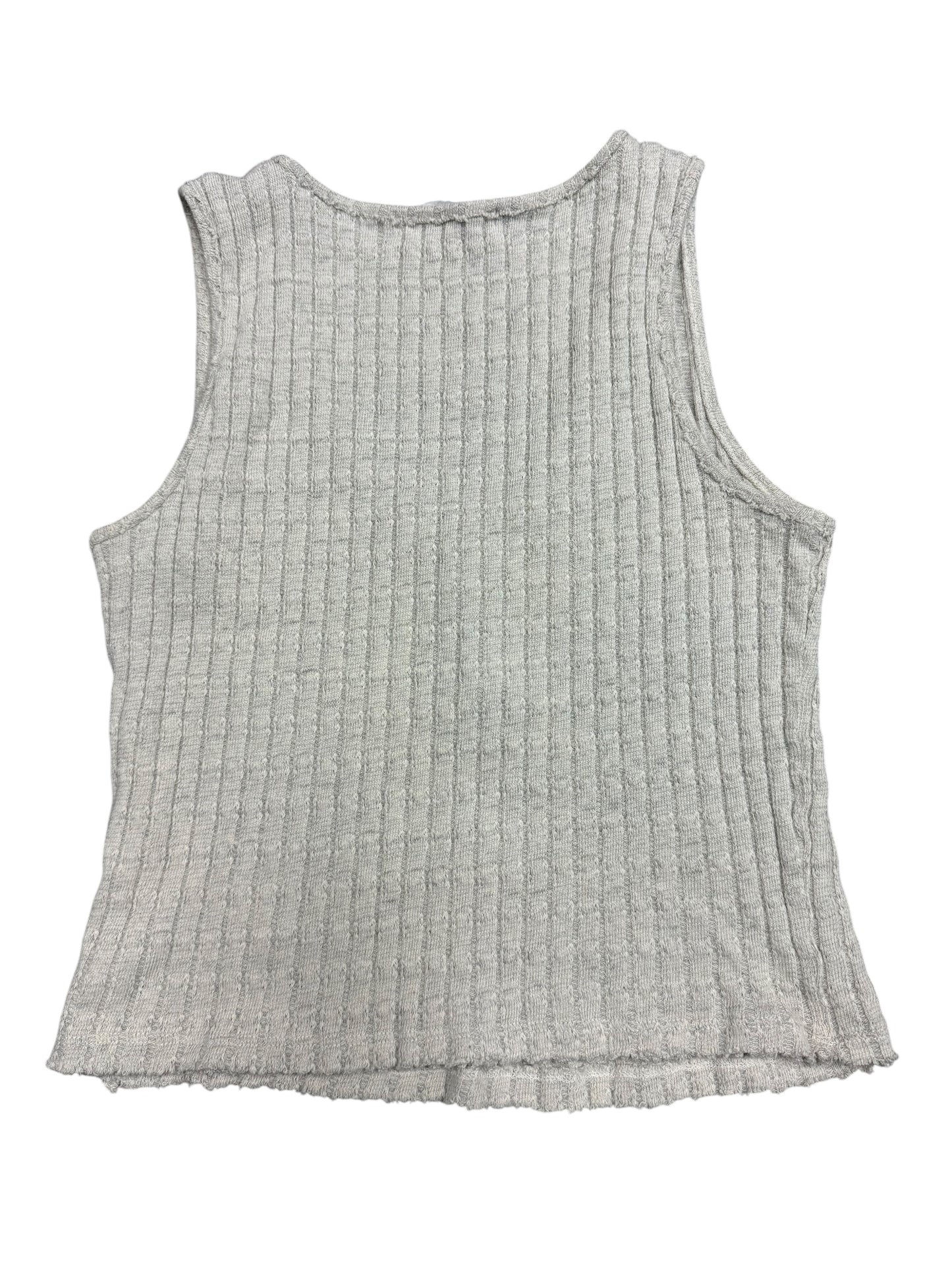 Top Sleeveless By Project Social Tee In Grey, Size: L